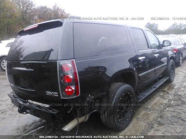 1GKS1MEF2ER157305 - 2014 GMC YUKON XL DENALI BLACK photo 4