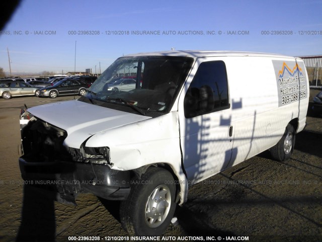 1FTNE2EL4BDA98354 - 2011 FORD ECONOLINE E250 VAN WHITE photo 2