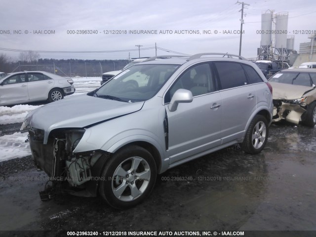 3GNAL4EK8DS551098 - 2013 CHEVROLET CAPTIVA LTZ GRAY photo 2