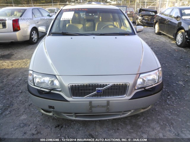 YV1TS92D141362537 - 2004 VOLVO S80 SILVER photo 6