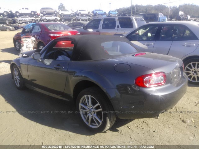 JM1NC2JF7E0237667 - 2014 MAZDA MX-5 MIATA SPORT GRAY photo 3