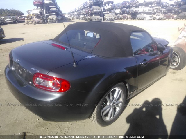 JM1NC2JF7E0237667 - 2014 MAZDA MX-5 MIATA SPORT GRAY photo 4