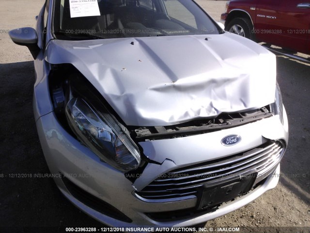 3FADP4AJ2HM156132 - 2017 FORD FIESTA S SILVER photo 6