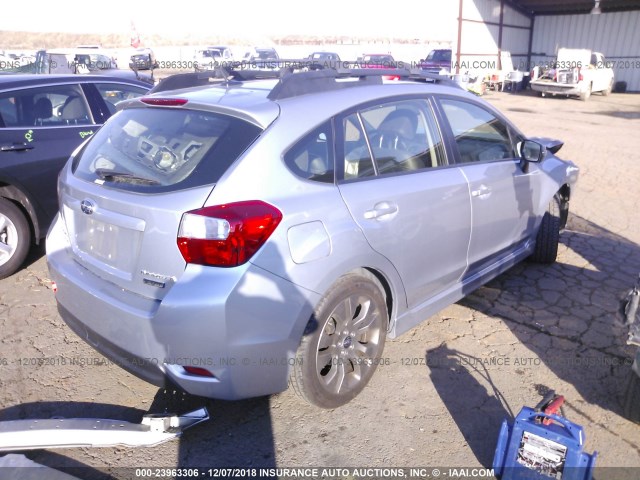 JF1GPAV69F8272060 - 2015 SUBARU IMPREZA SPORT LIMITED SILVER photo 4