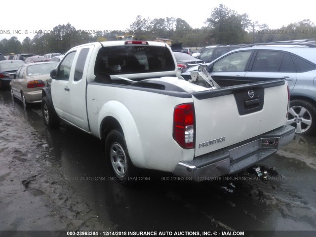 1N6BD0CT7EN720762 - 2014 NISSAN FRONTIER S/SV WHITE photo 3