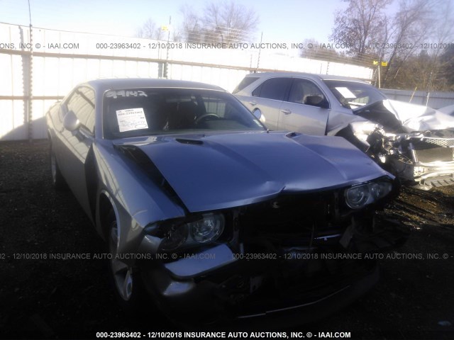 2C3CDYAG1DH723891 - 2013 DODGE CHALLENGER SXT SILVER photo 1