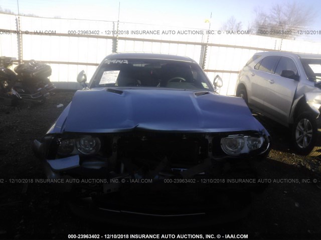 2C3CDYAG1DH723891 - 2013 DODGE CHALLENGER SXT SILVER photo 6