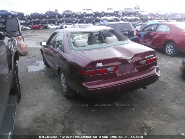 4T1BG22K5XU483420 - 1999 TOYOTA CAMRY CE/LE/XLE RED photo 3