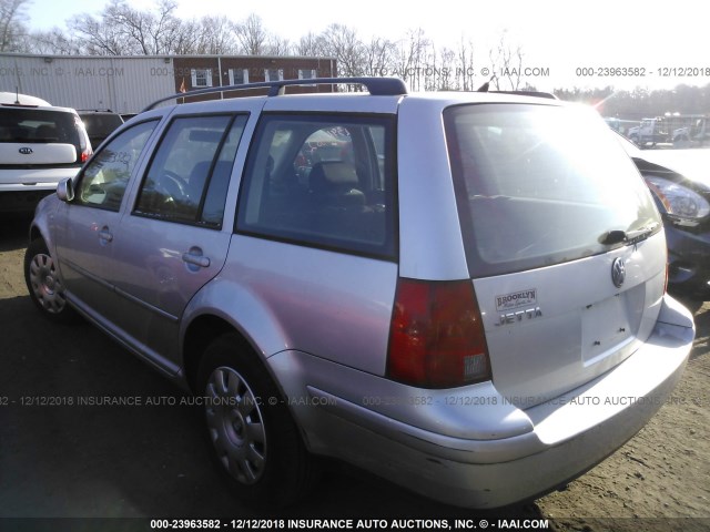 WVWRL61J54W175243 - 2004 VOLKSWAGEN JETTA GL SILVER photo 3