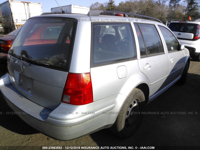 WVWRL61J54W175243 - 2004 VOLKSWAGEN JETTA GL SILVER photo 4