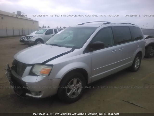 2D4RN4DE9AR254743 - 2010 DODGE GRAND CARAVAN SE GRAY photo 2