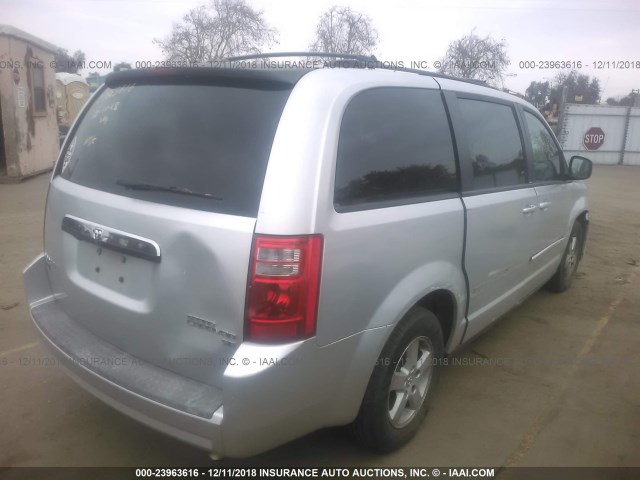 2D4RN4DE9AR254743 - 2010 DODGE GRAND CARAVAN SE GRAY photo 4