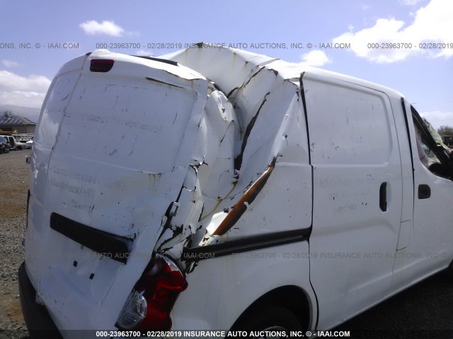 3N6CM0KN6FK733601 - 2015 NISSAN NV200 2.5S/2.5SV WHITE photo 6