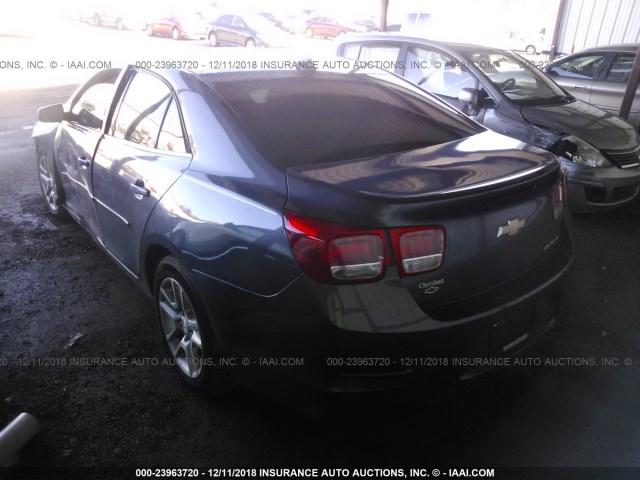 1G11D5SR4DF168138 - 2013 CHEVROLET MALIBU 1LT BLUE photo 3