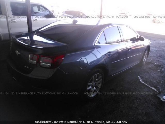1G11D5SR4DF168138 - 2013 CHEVROLET MALIBU 1LT BLUE photo 4