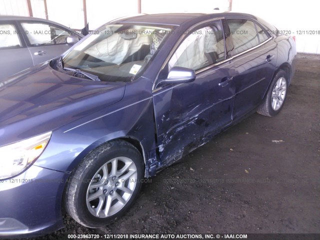 1G11D5SR4DF168138 - 2013 CHEVROLET MALIBU 1LT BLUE photo 6