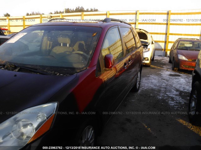 5TDZK22C77S020046 - 2007 TOYOTA SIENNA XLE/XLE LIMITED RED photo 6