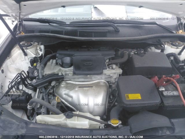4T1BF1FK7EU318294 - 2014 TOYOTA CAMRY L/SE/LE/XLE 白色 照片 10