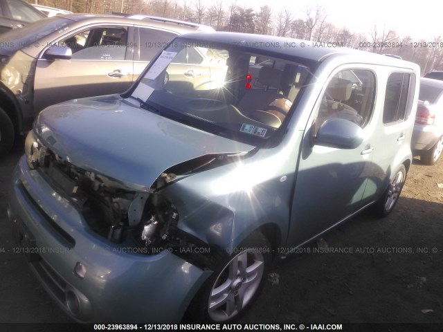 JN8AZ28R49T114690 - 2009 NISSAN CUBE S/SL BLUE photo 2