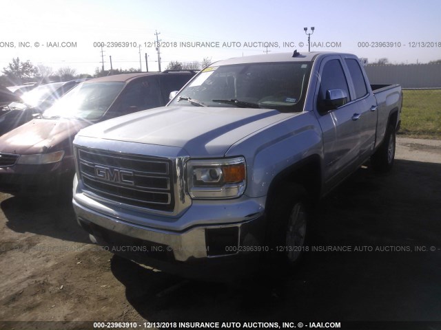 1GTR1UEH7EZ233127 - 2014 GMC SIERRA C1500 SLE SILVER photo 2