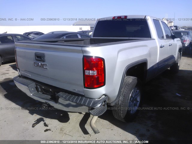 1GTR1UEH7EZ233127 - 2014 GMC SIERRA C1500 SLE SILVER photo 4