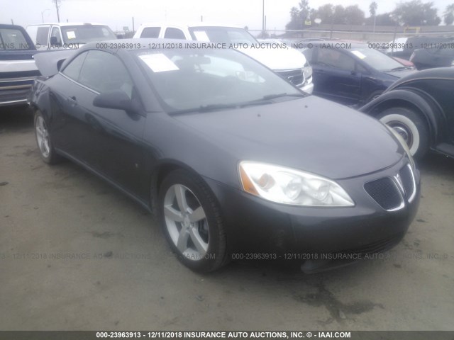 1G2ZH361674132303 - 2007 PONTIAC G6 GT GRAY photo 1