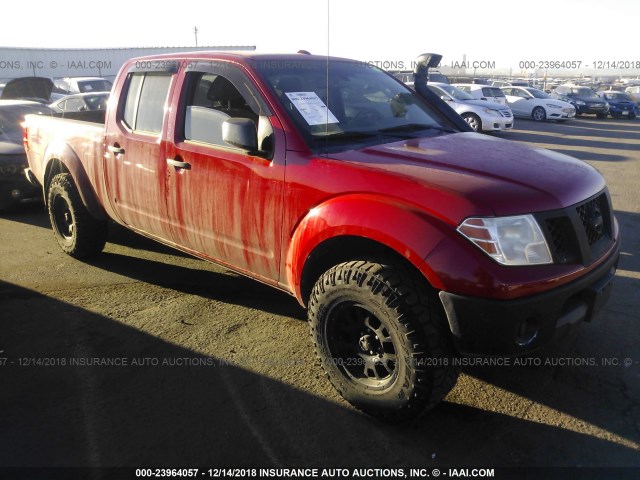 1N6AD0FV9BC432001 - 2011 NISSAN FRONTIER SV/SL RED photo 1