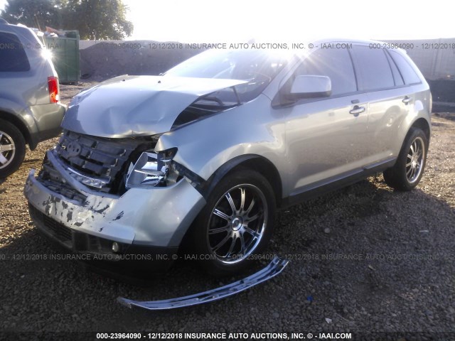 2FMDK38C37BB52757 - 2007 FORD EDGE SEL GRAY photo 2