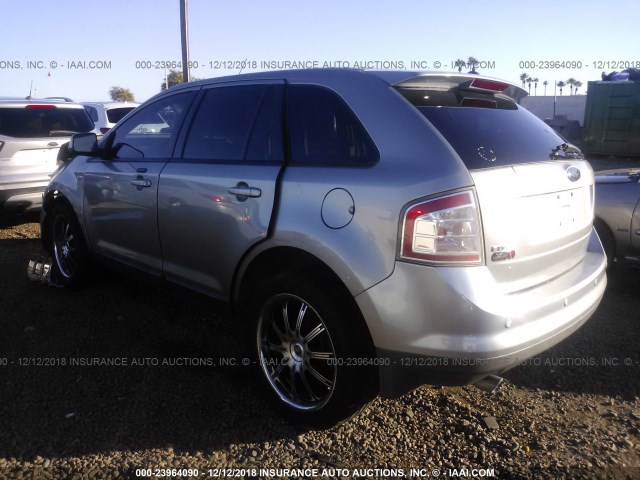 2FMDK38C37BB52757 - 2007 FORD EDGE SEL GRAY photo 3