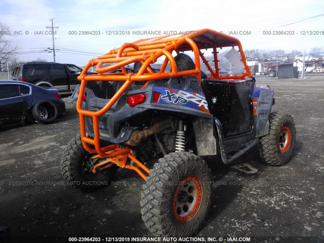 4XAJT9EA6DF681695 - 2013 POLARIS RZR 900 XP EPS ORANGE photo 4