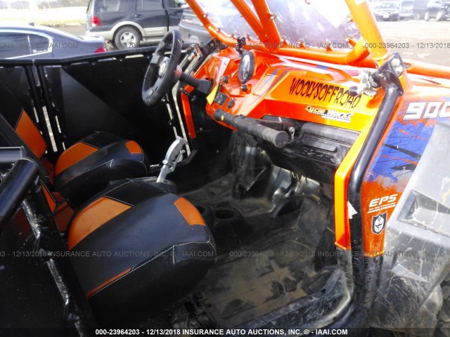 4XAJT9EA6DF681695 - 2013 POLARIS RZR 900 XP EPS ORANGE photo 5