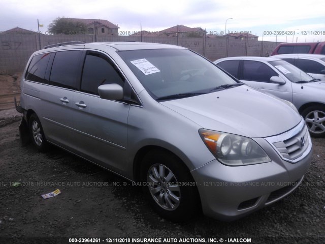 5FNRL38749B025158 - 2009 HONDA ODYSSEY EXL SILVER photo 1