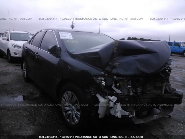 4T4BF1FK0ER349165 - 2014 TOYOTA CAMRY L/SE/LE/XLE Dark Blue photo 1