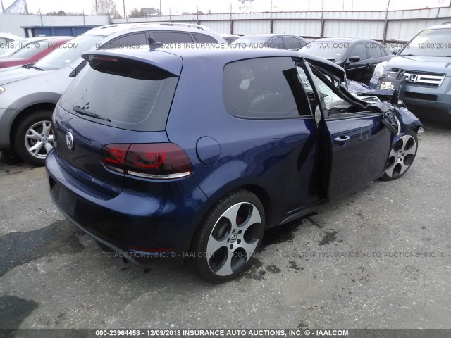 WVWEV7AJ7CW327021 - 2012 VOLKSWAGEN GTI ლურჯი ფოტო 4