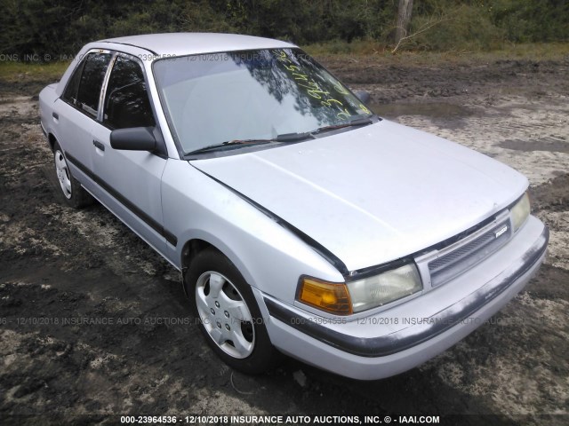 JM1BG2240N0441733 - 1992 MAZDA PROTEGE DX SILVER photo 1