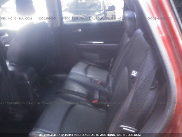 3C4PDDEG9ET154409 - 2014 DODGE JOURNEY R/T RED photo 8