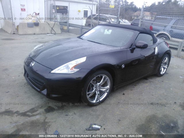 JN1AZ4FH3AM301518 - 2010 NISSAN 370Z BURGUNDY photo 2