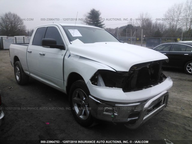 1C6RD6GT2CS236826 - 2012 DODGE RAM 1500 SLT WHITE photo 1