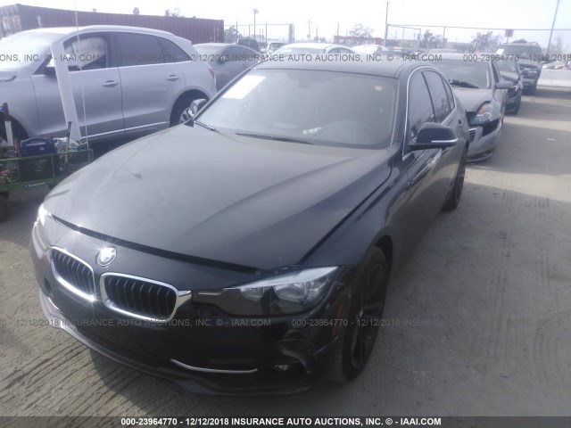 WBA8B9G31HNU52651 - 2017 BMW 330 I BLACK photo 2