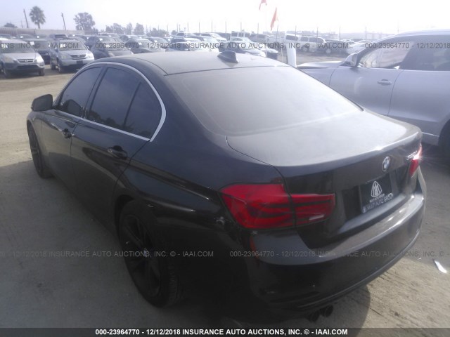 WBA8B9G31HNU52651 - 2017 BMW 330 I BLACK photo 3