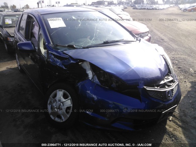 JHMGE8H36DC072255 - 2013 HONDA FIT BLUE photo 1