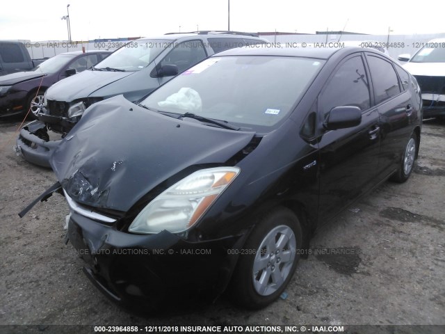 JTDKB20U477090448 - 2007 TOYOTA PRIUS BLACK photo 2