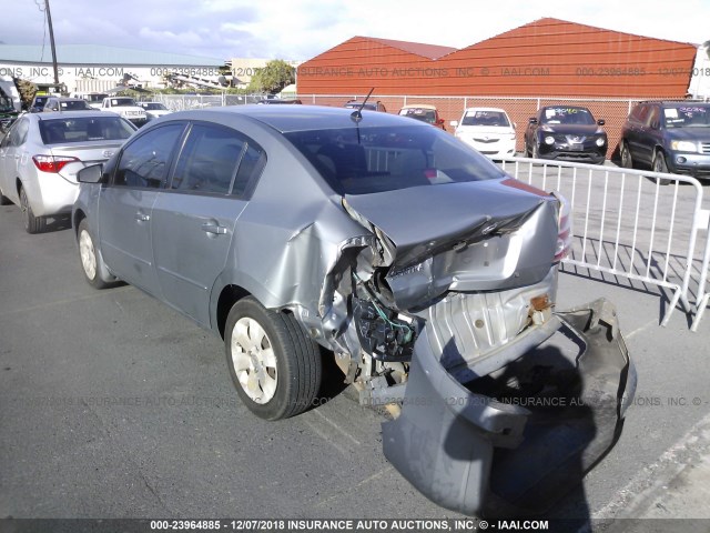 3N1AB61EX8L711878 - 2008 NISSAN SENTRA 2.0/2.0S/2.0SL GRAY photo 3