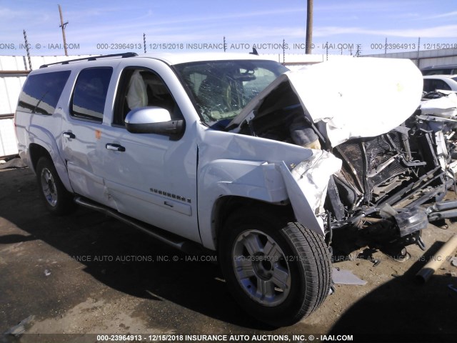 3GNFC16018G309473 - 2008 CHEVROLET SUBURBAN C1500  LS WHITE photo 1