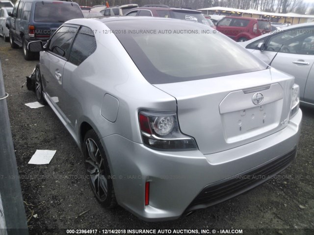 JTKJF5C74E3078191 - 2014 TOYOTA SCION TC ვერცხლისფერი ფოტო 3