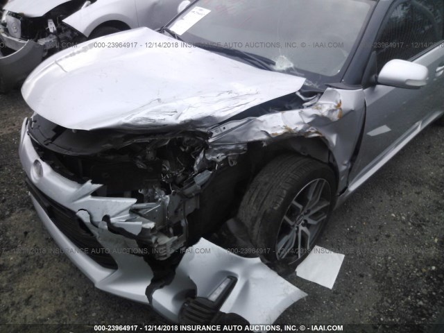 JTKJF5C74E3078191 - 2014 TOYOTA SCION TC ვერცხლისფერი ფოტო 6