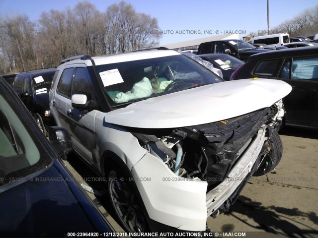 1FM5K8F80DGA75107 - 2013 FORD EXPLORER LIMITED WHITE photo 1