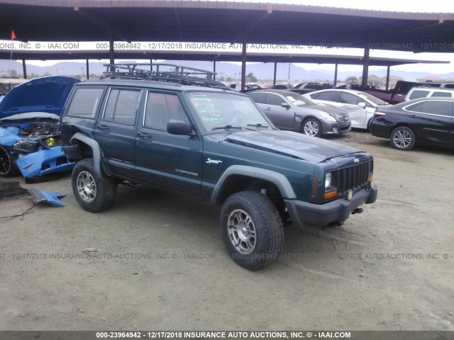 1J4FJ68S2WL212528 - 1998 JEEP CHEROKEE SPORT/CLASSIC Zielony zdjęcie 1