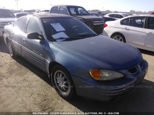 1G2NE52E0XC545464 - 1999 PONTIAC GRAND AM BLUE photo 1