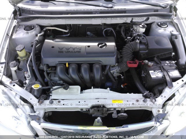 1NXBR32E07Z840755 - 2007 TOYOTA COROLLA CE/LE/S SILVER photo 10